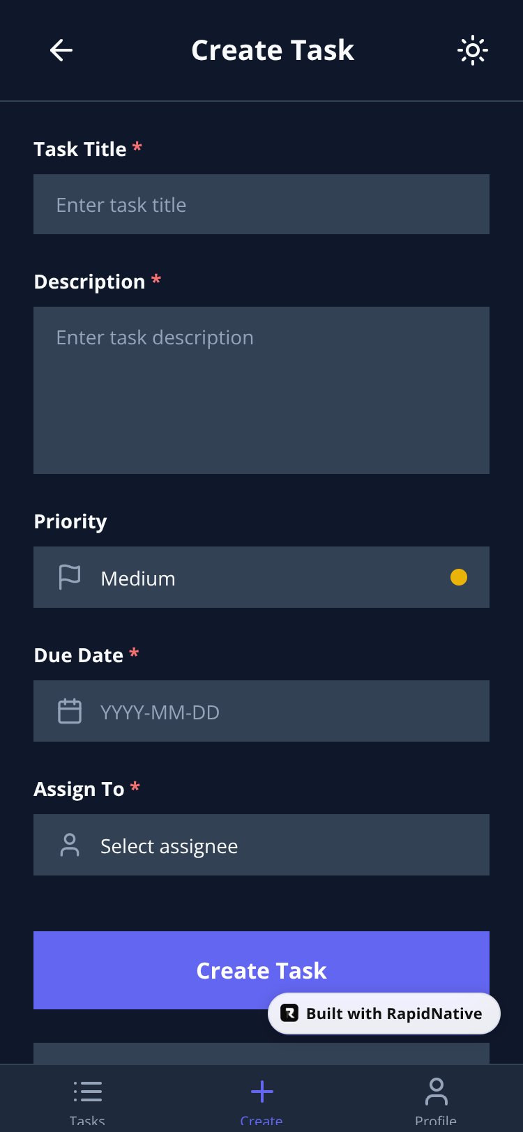 TaskFlow Pro screen 3