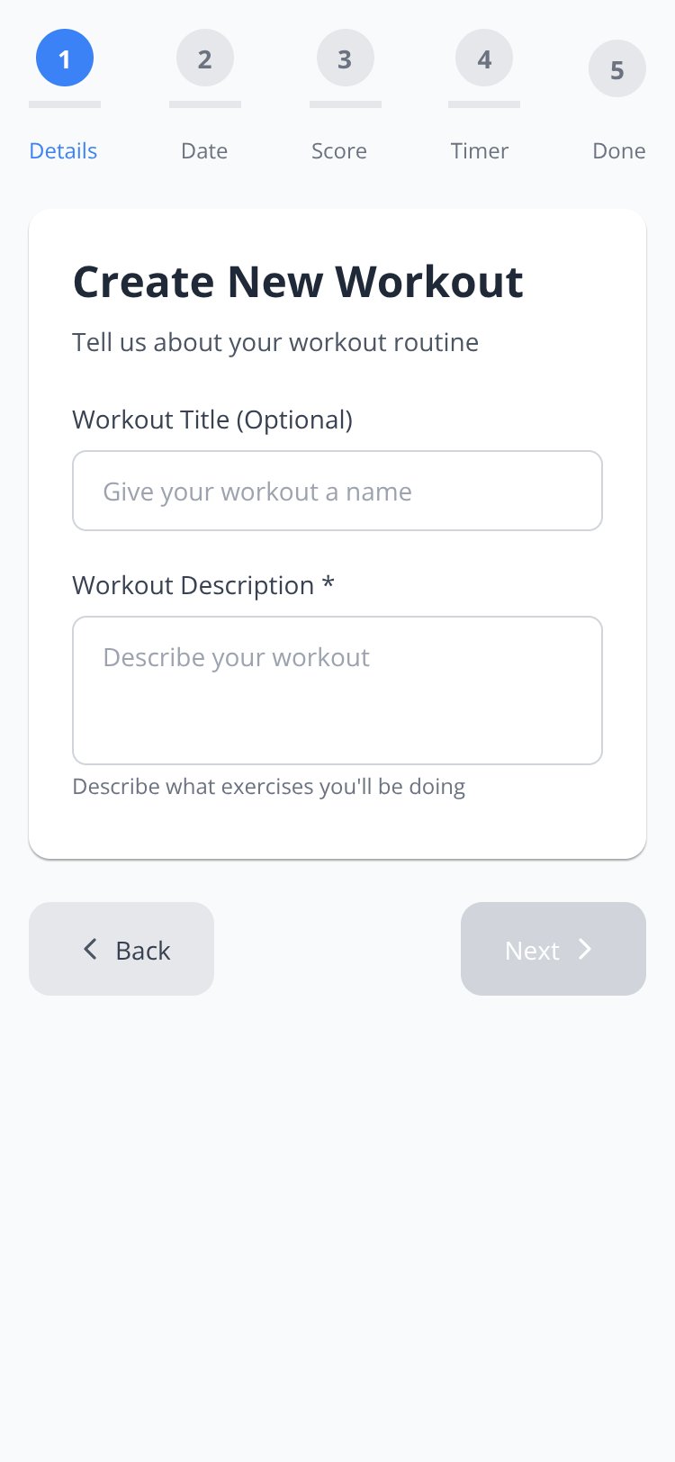 Workout Builder Pro screen 1