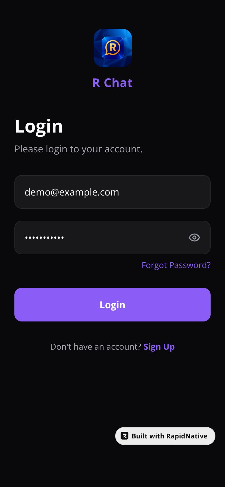 R Chat screen 2