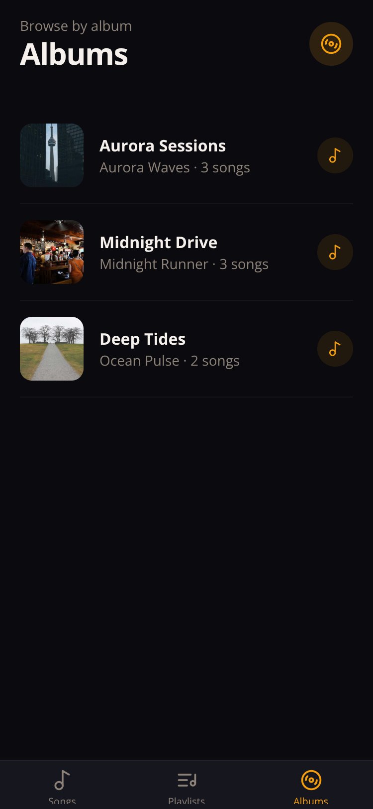 Ar music screen 3