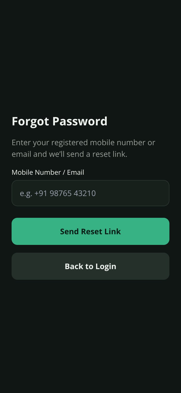 Society Connect screen 1