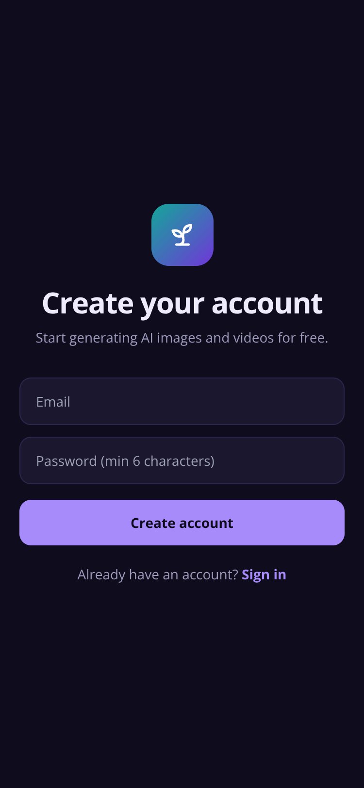 Vivid Studio screen 1