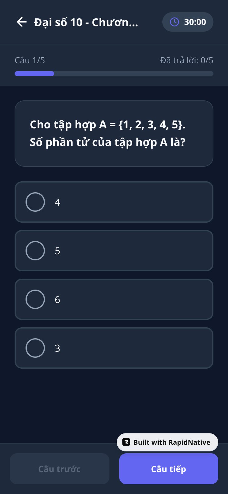 QuizMaster VN screen 3