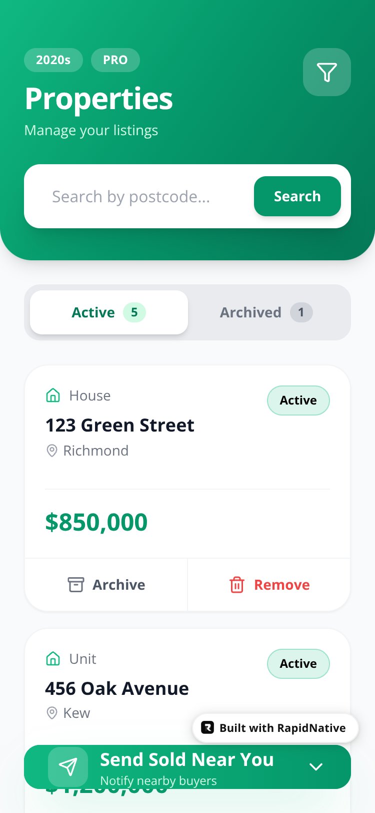 Property Campaign Pro screen 2