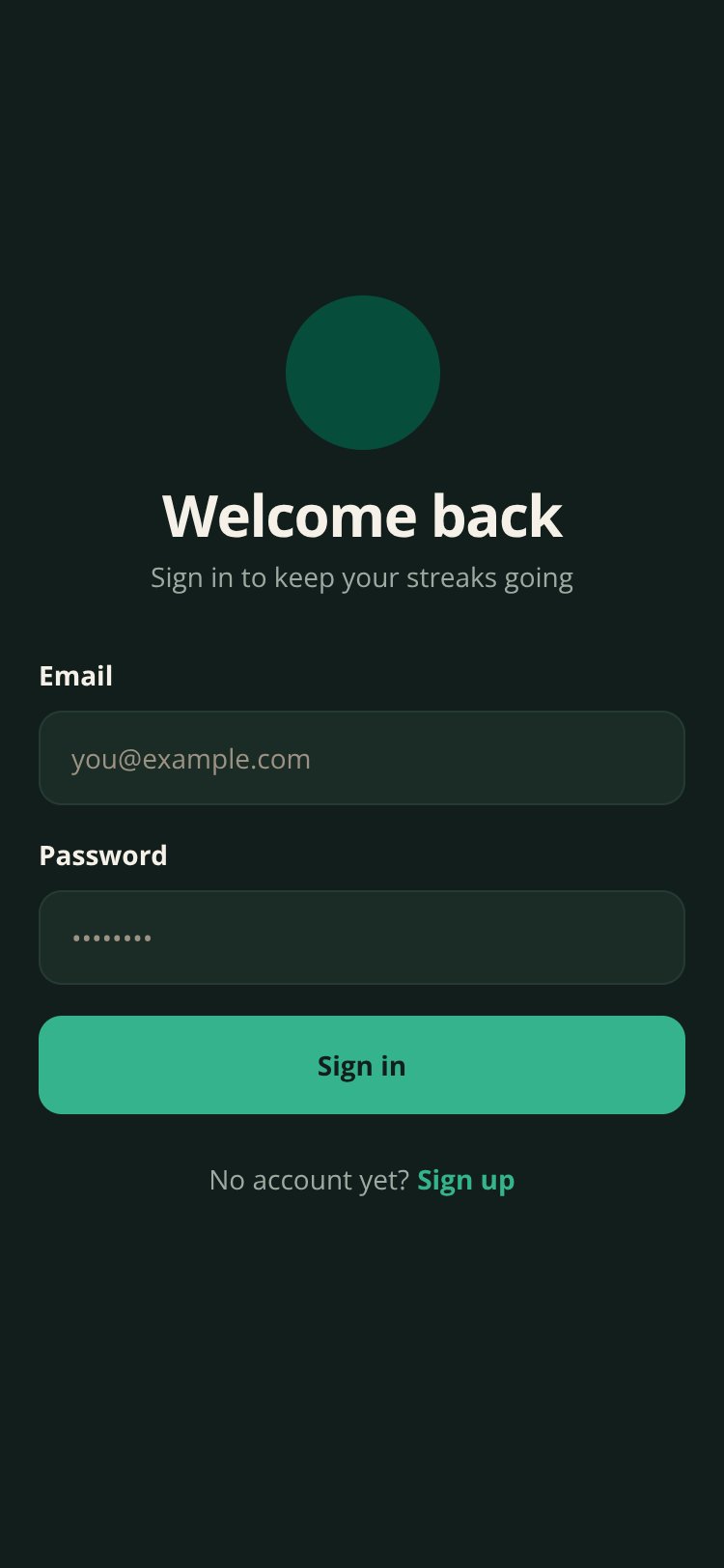 Streak screen 1