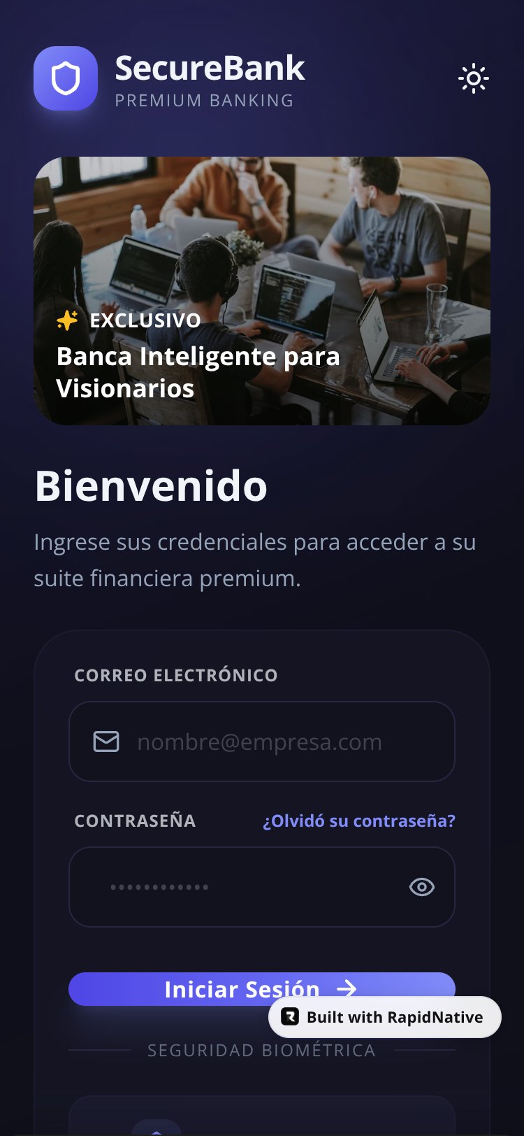 expo-nativewind screen 1