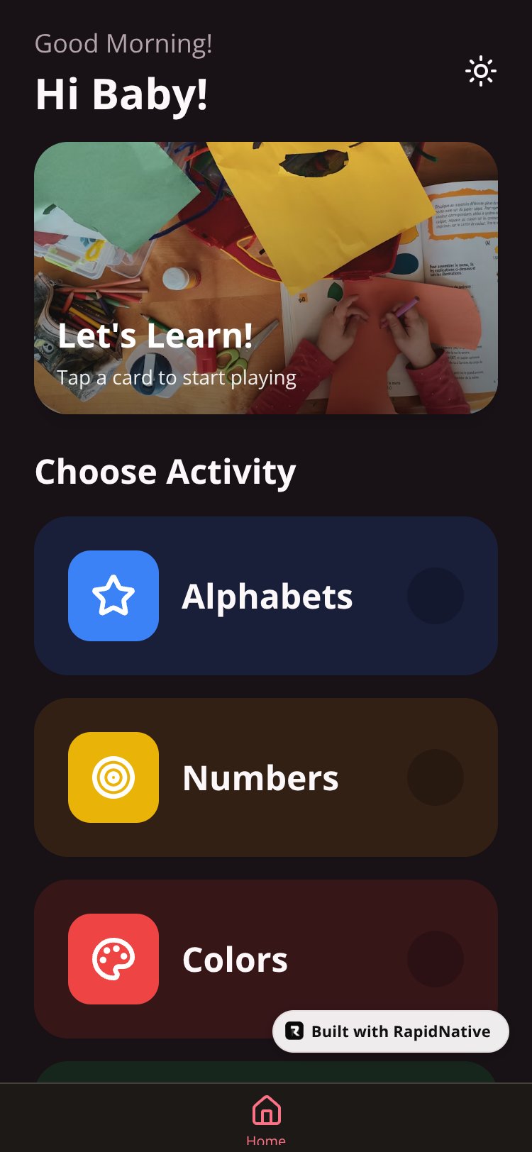 FitStart screen 1
