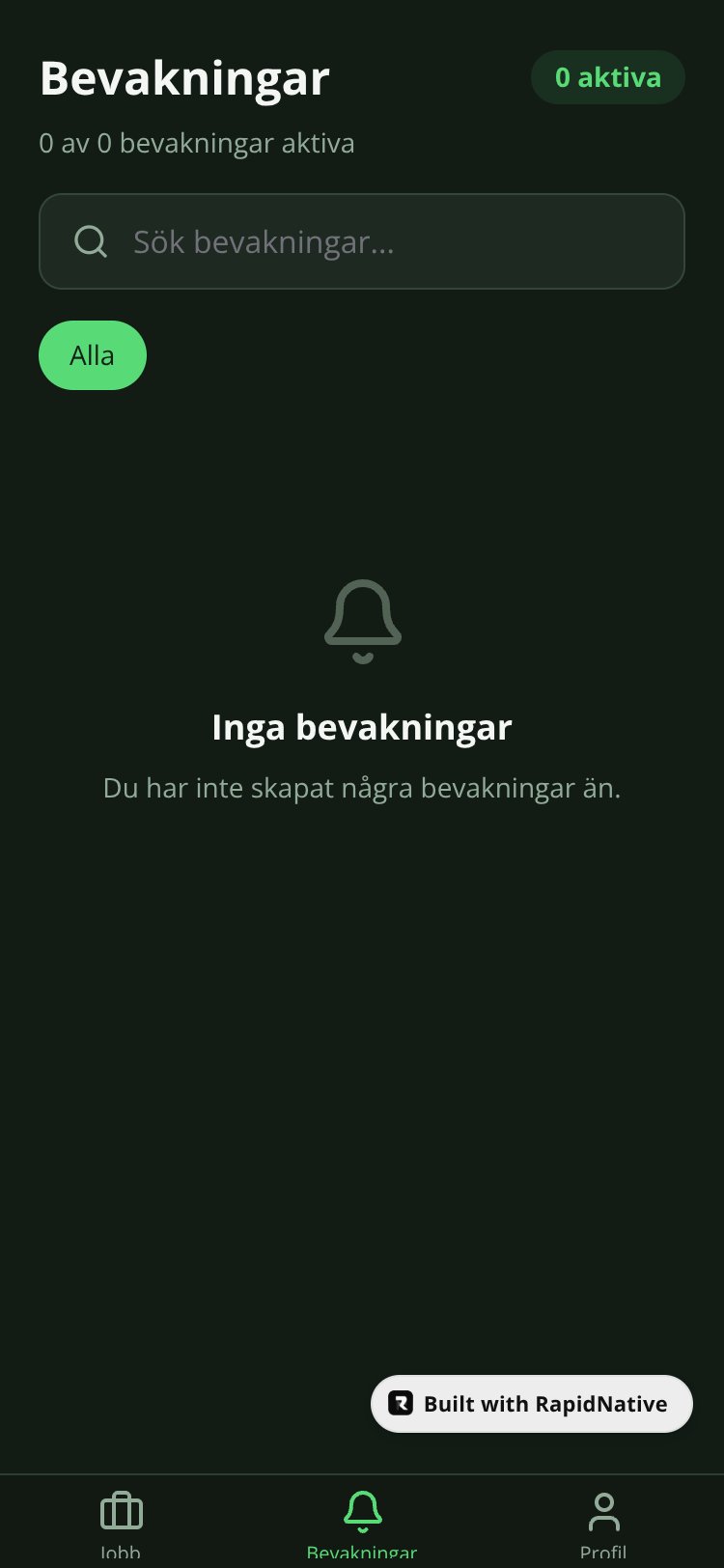 VårdJobb screen 3