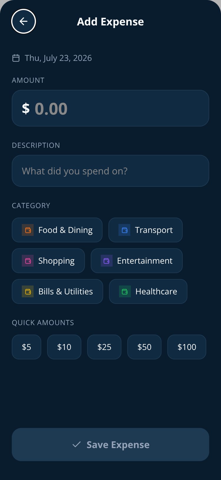 Expense Tracker screen 3