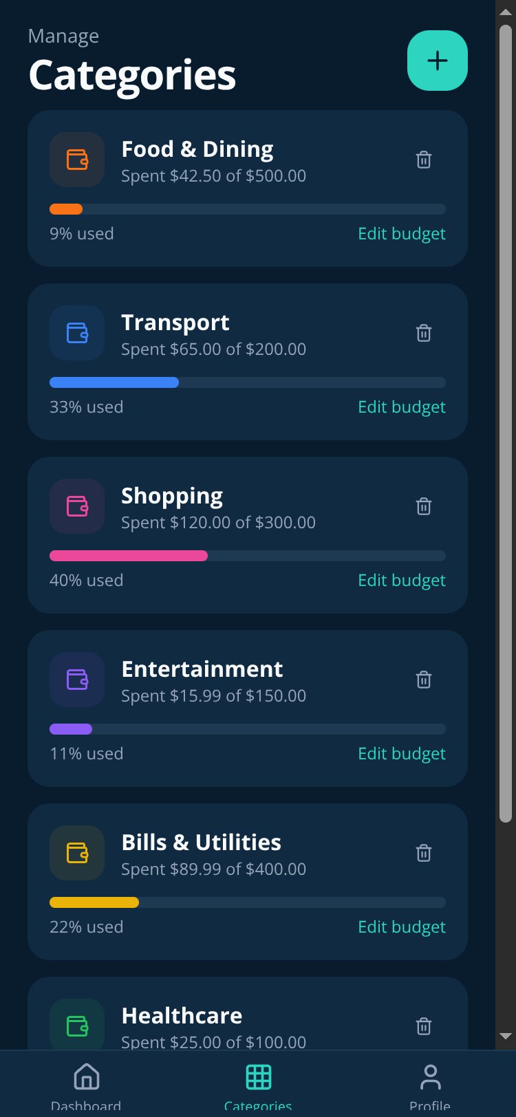 Expense Tracker screen 4
