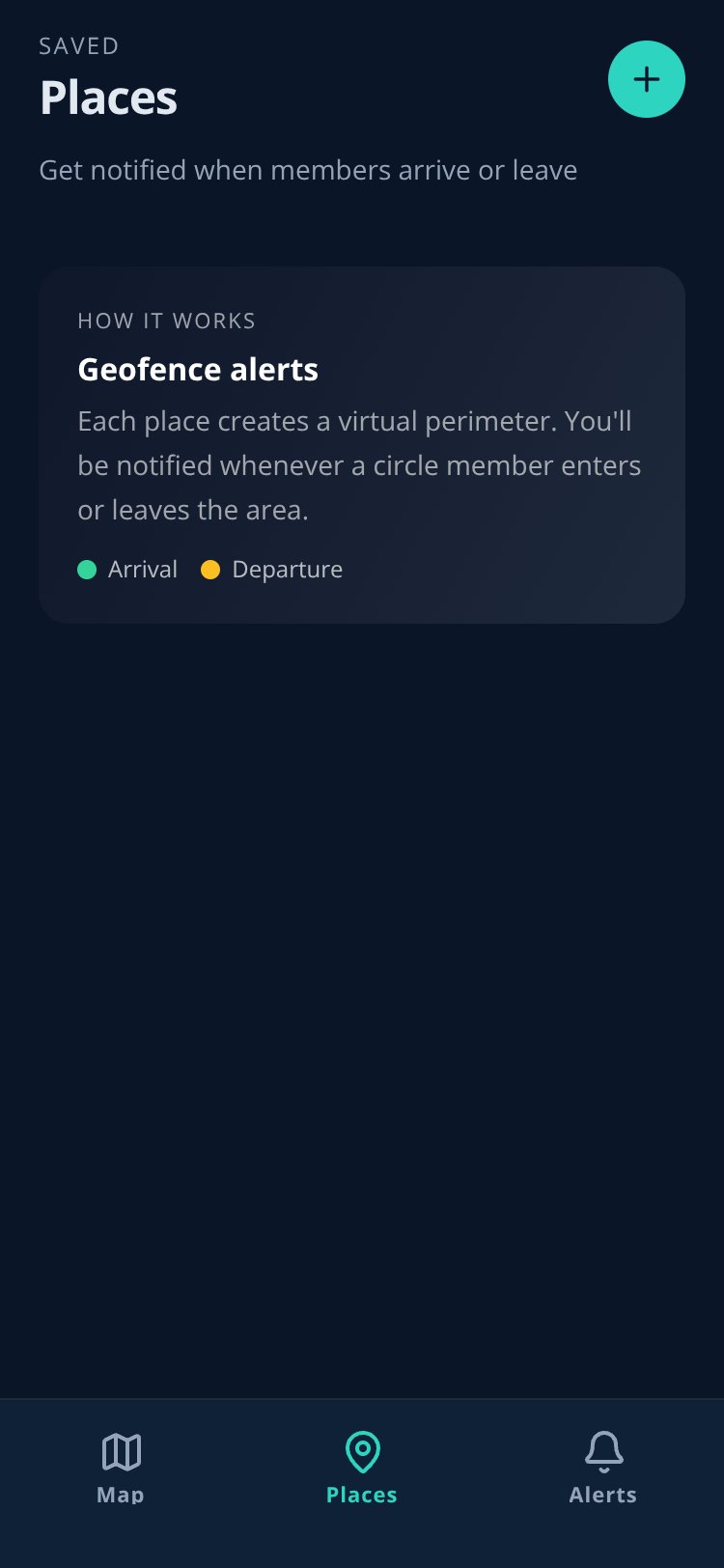 Family Locator screen 3