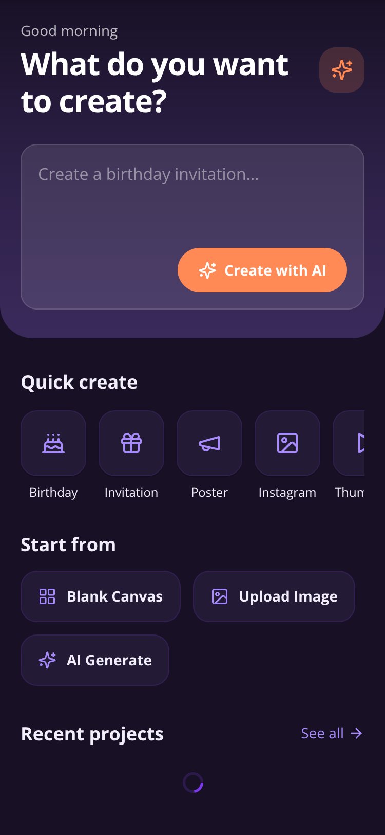 Imagine screen 2