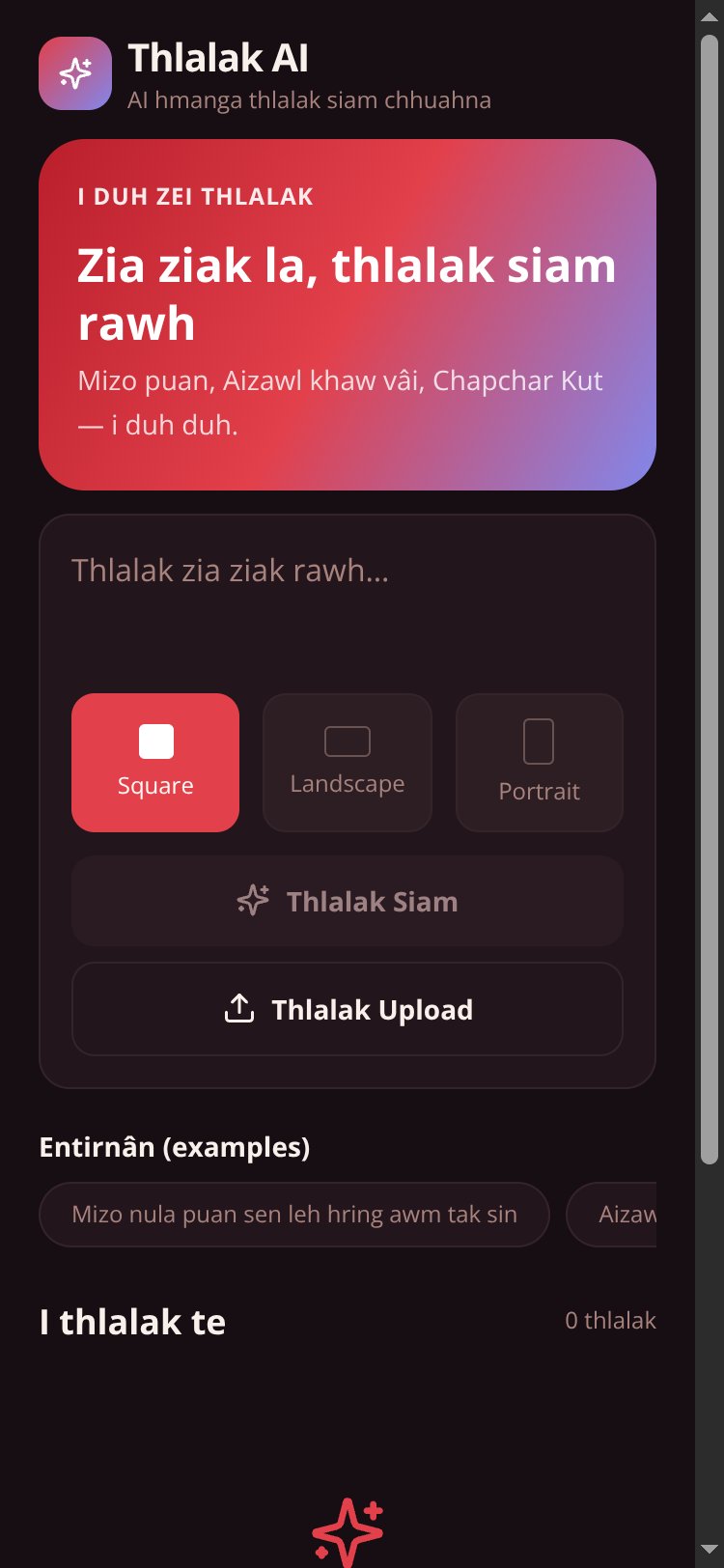 Thlalak AI screen 1