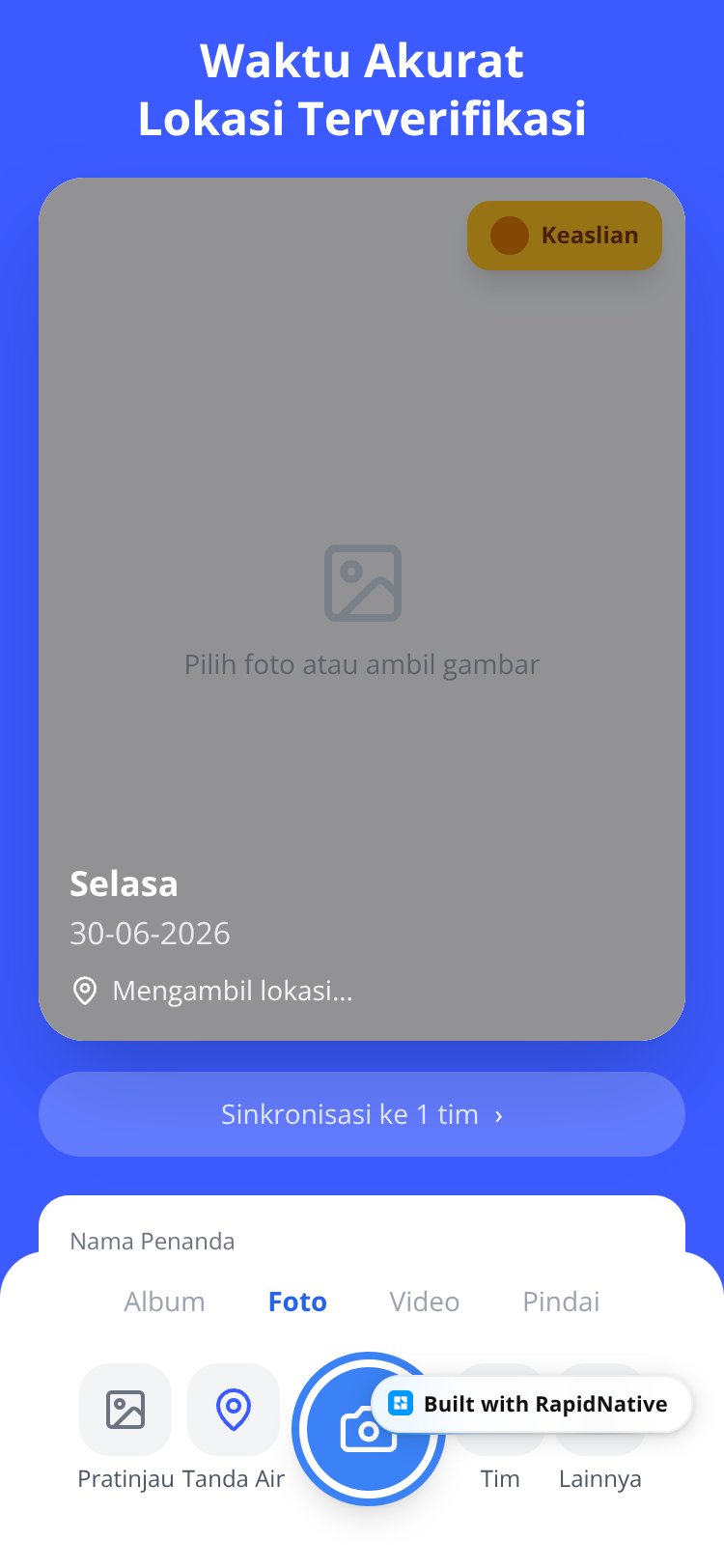 Penanda Waktu screen 1