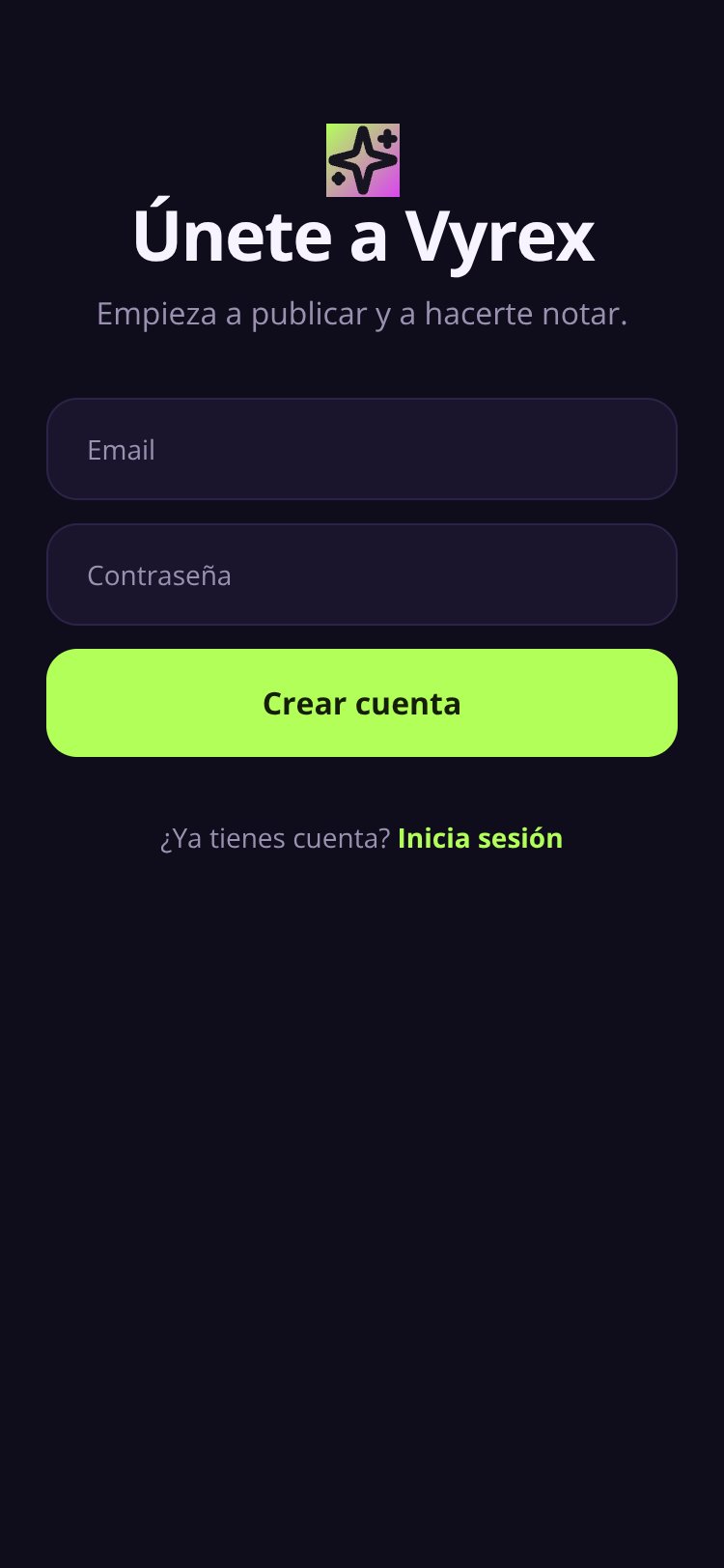 Vyrex screen 2