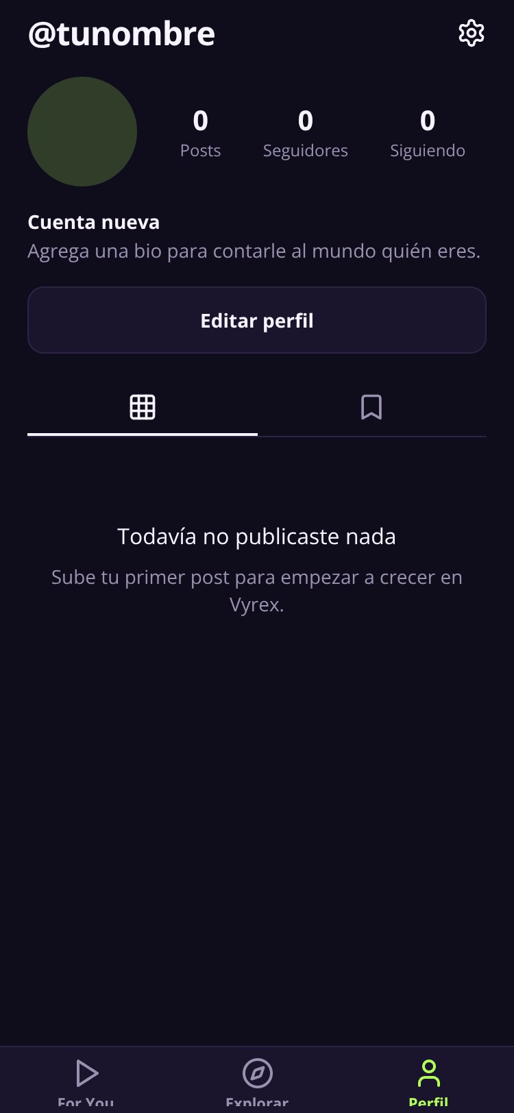 Vyrex screen 5
