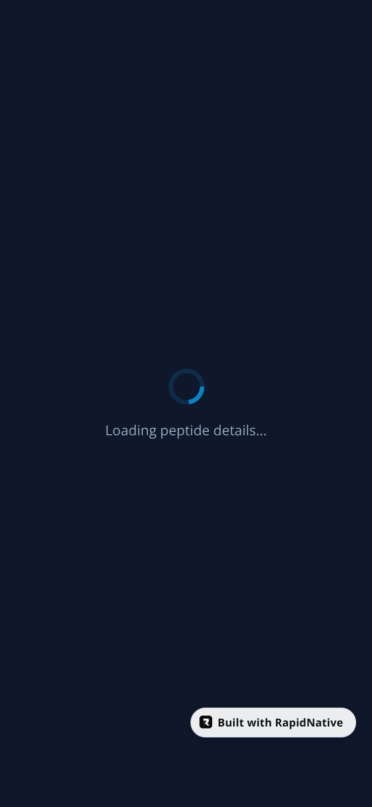 PeptidePilot screen 3