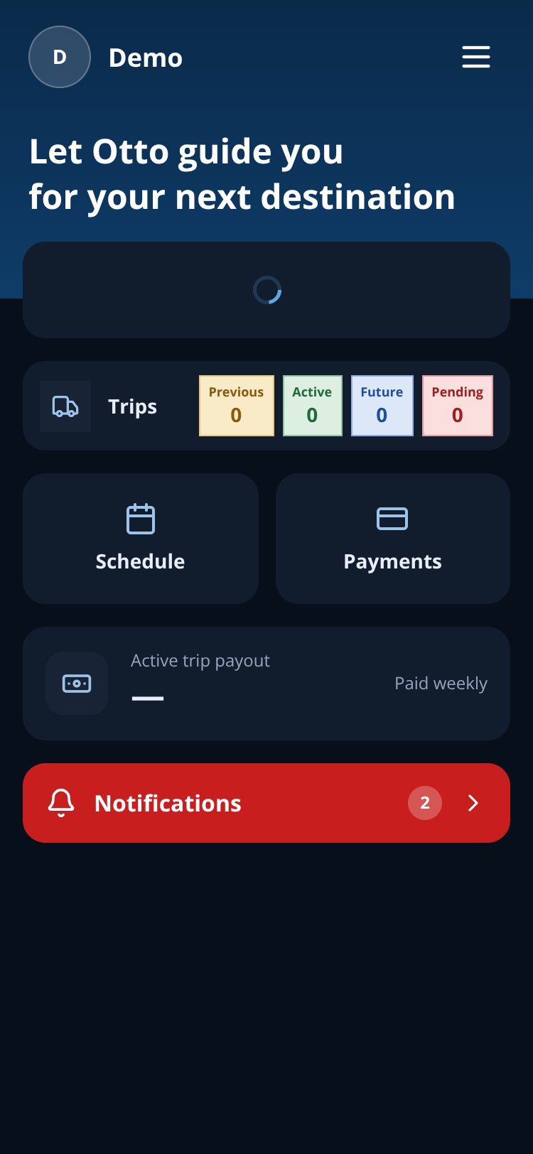 Haul Command screen 1