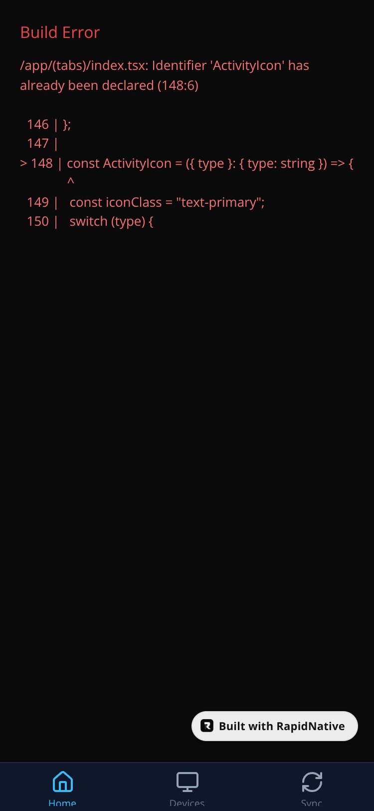 SRS App screen 3