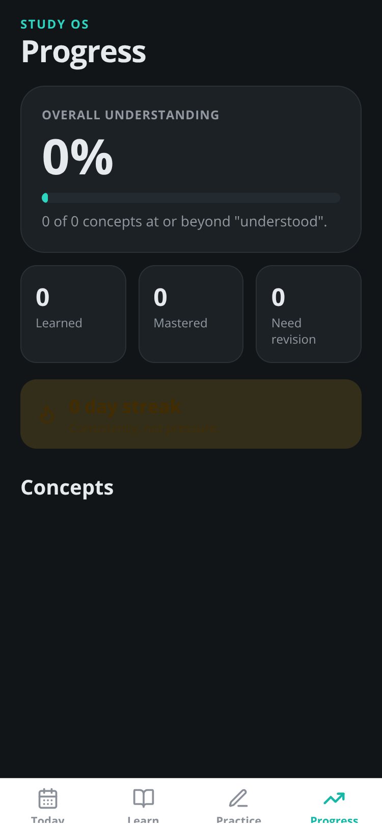 Study OS screen 4