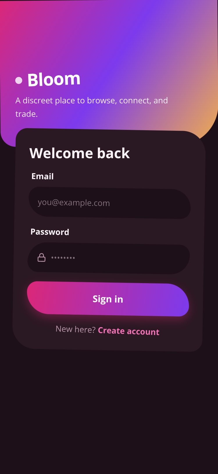 Bloom screen 1