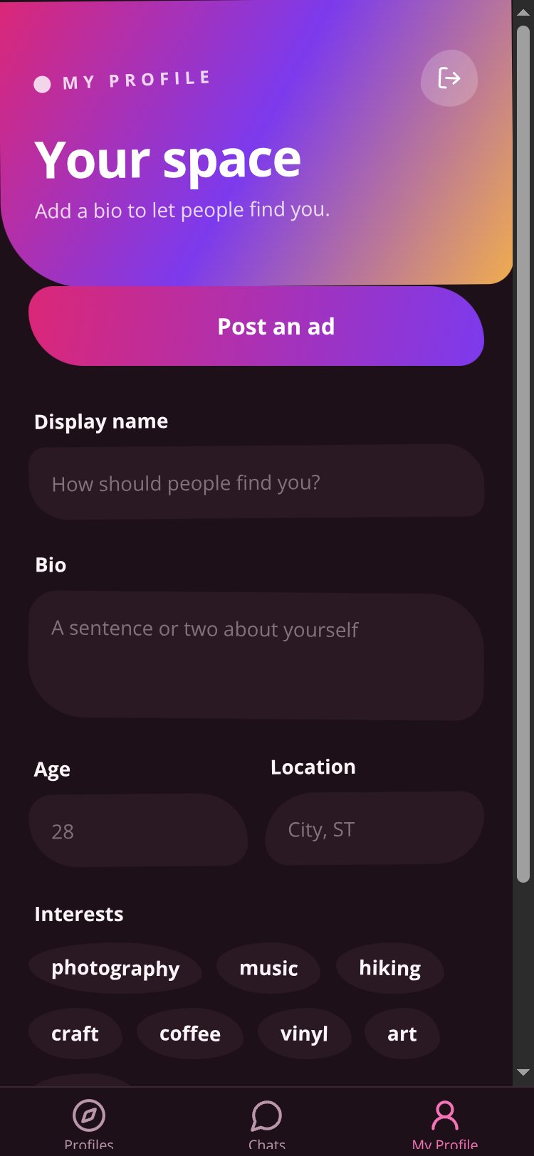 Bloom screen 4