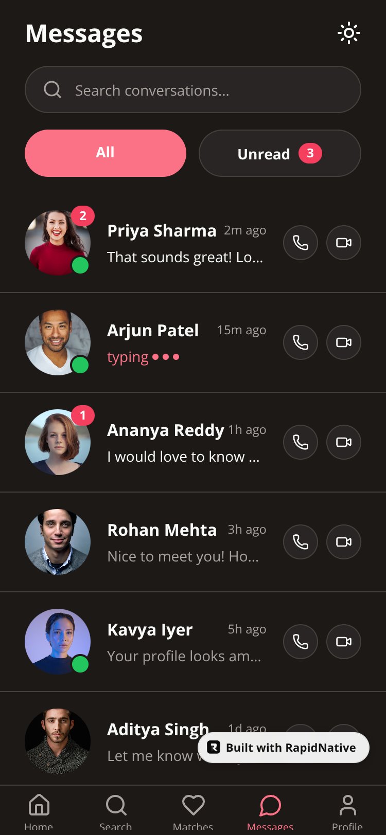 SoulMatch screen 2