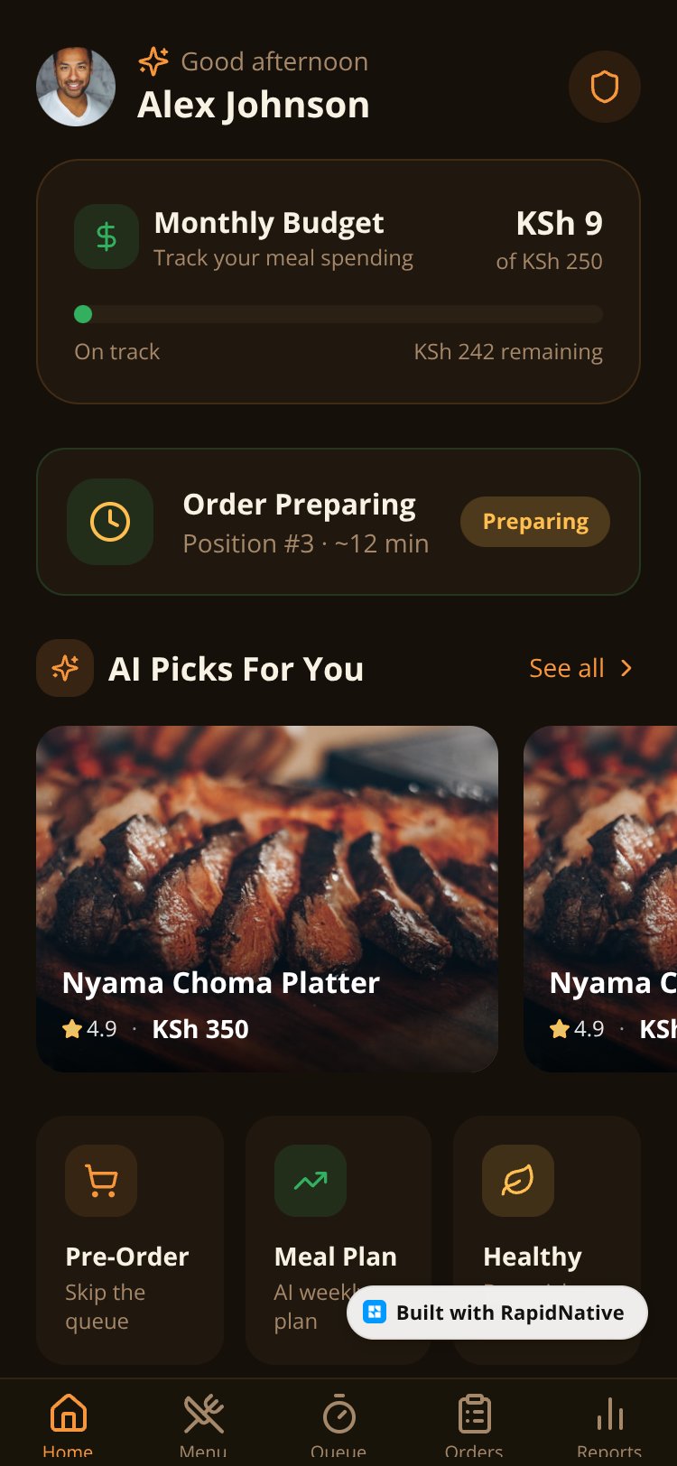 MealPal AI screen 1