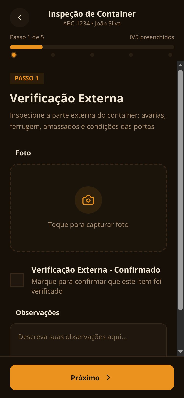 CheckPátio screen 1