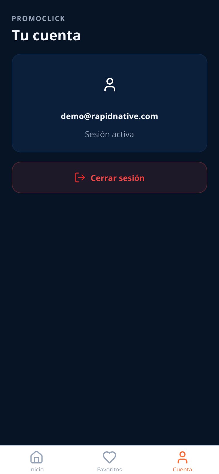 Promoclick screen 2
