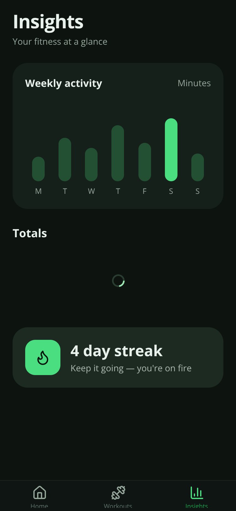 PulseFit screen 2
