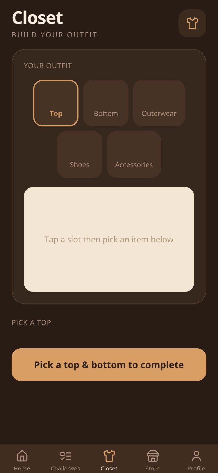 Dress Code screen 4