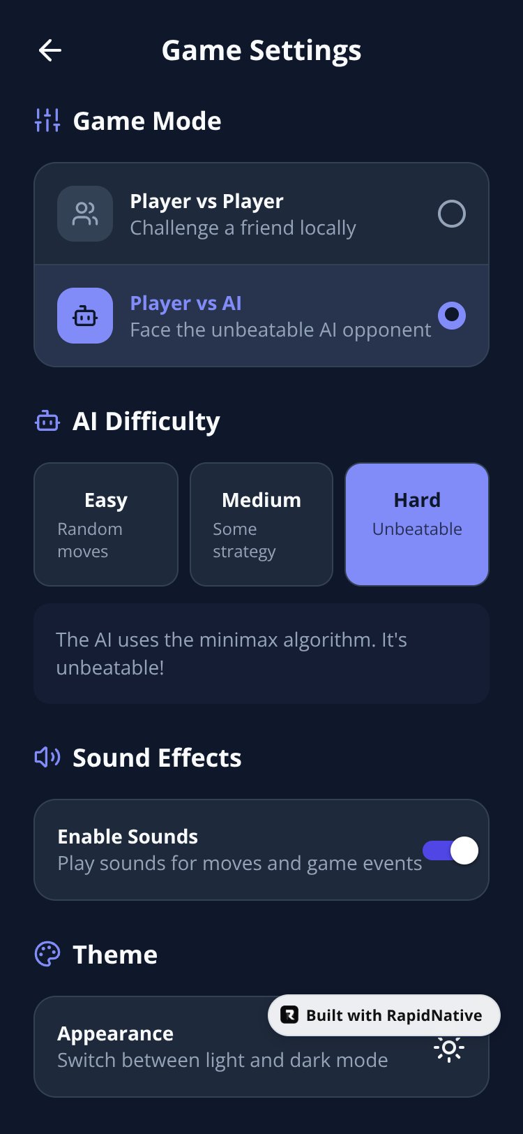 Tap Tactics screen 1