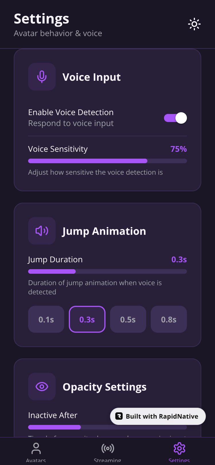QuickFlow screen 3