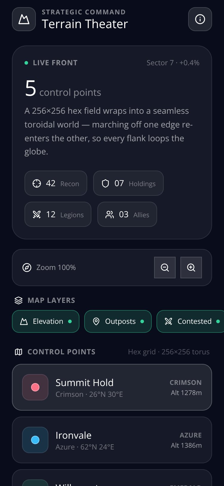 RapidNative App screen 1