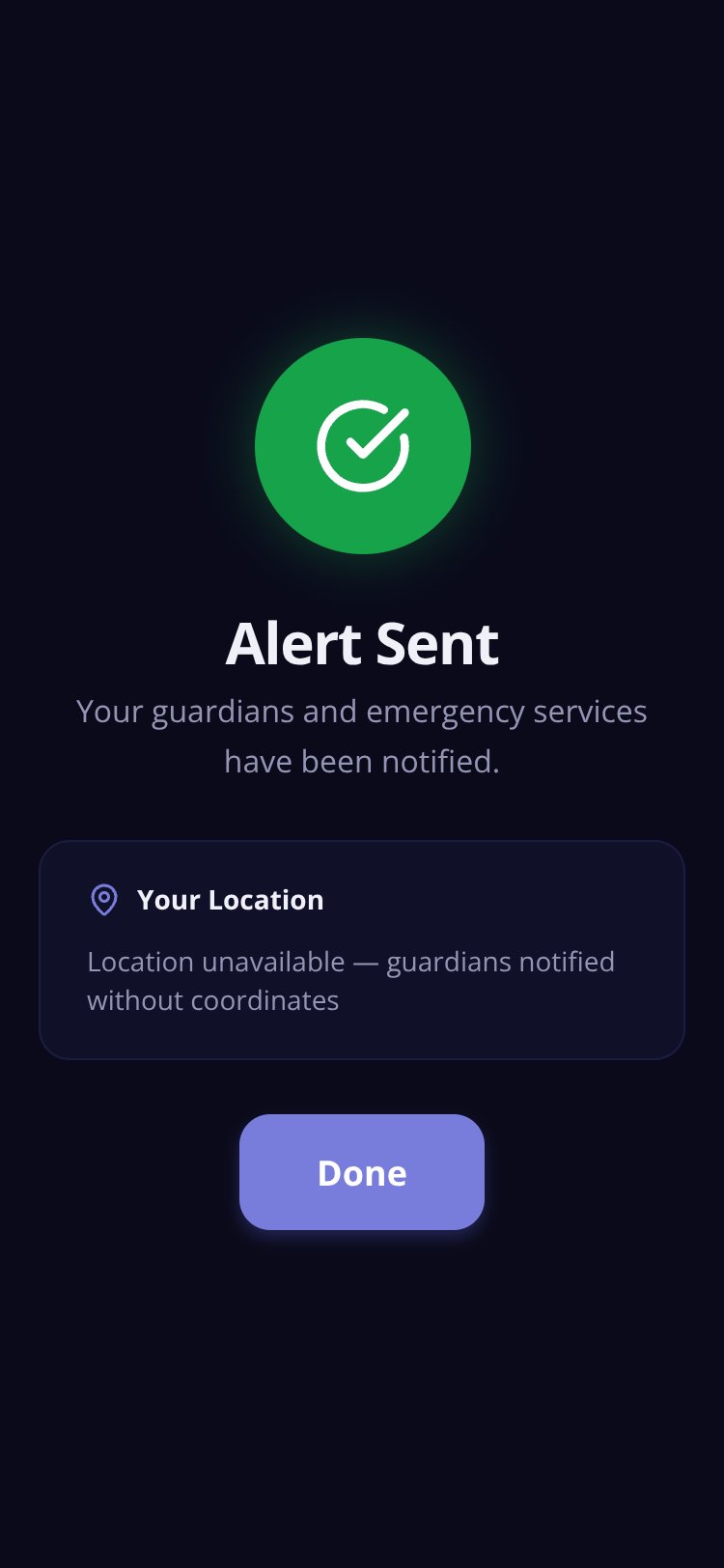SOS Emergency screen 1