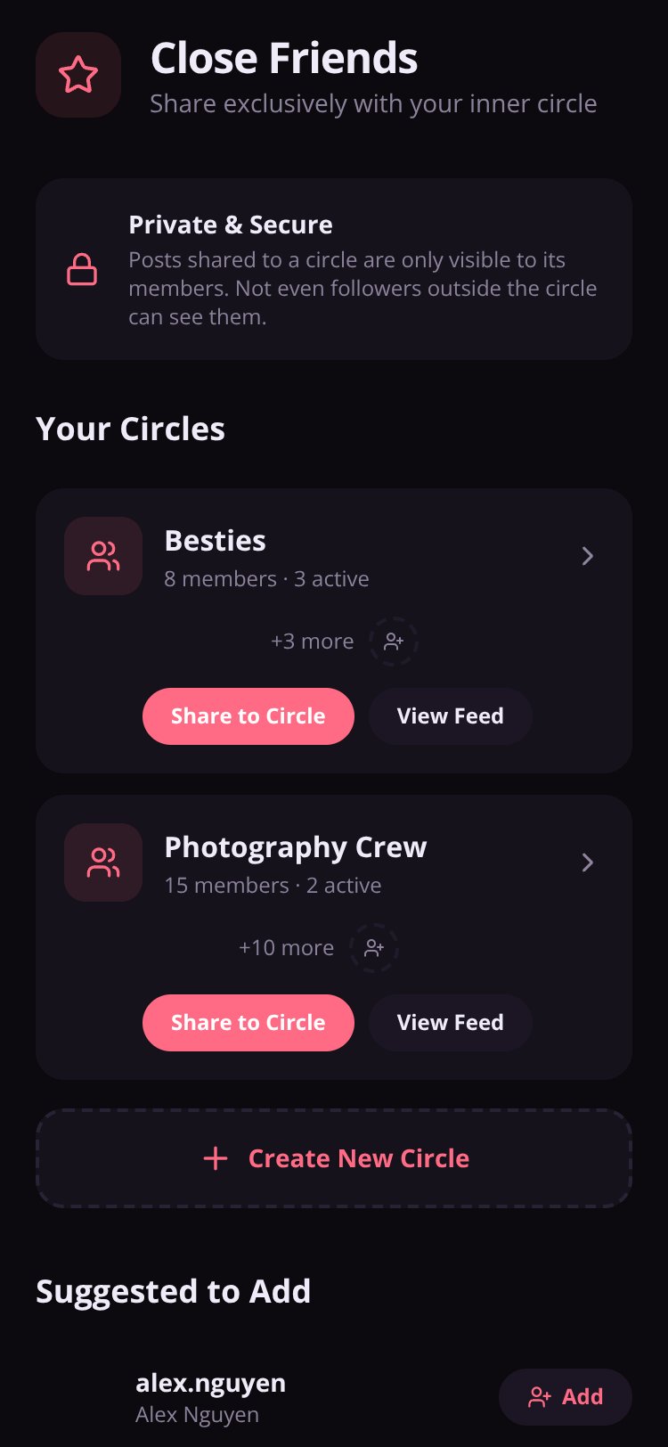 Vibegram screen 2