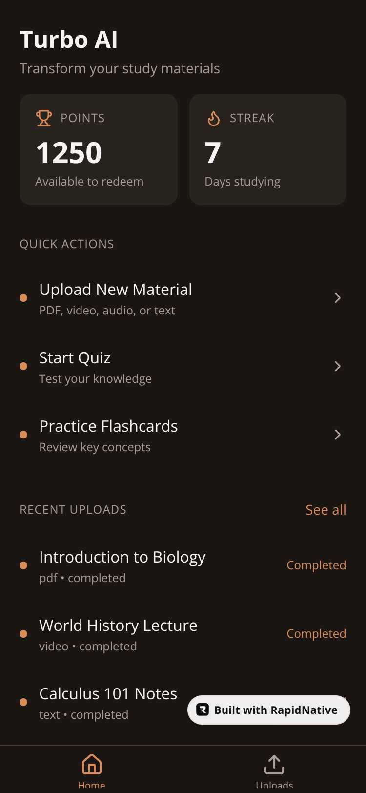 Turbo AI screen 1