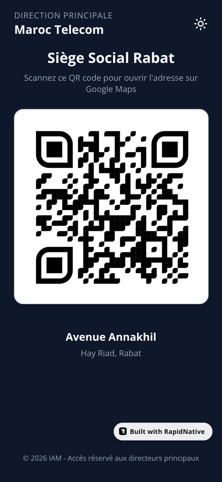 IAM Directeur screen 1