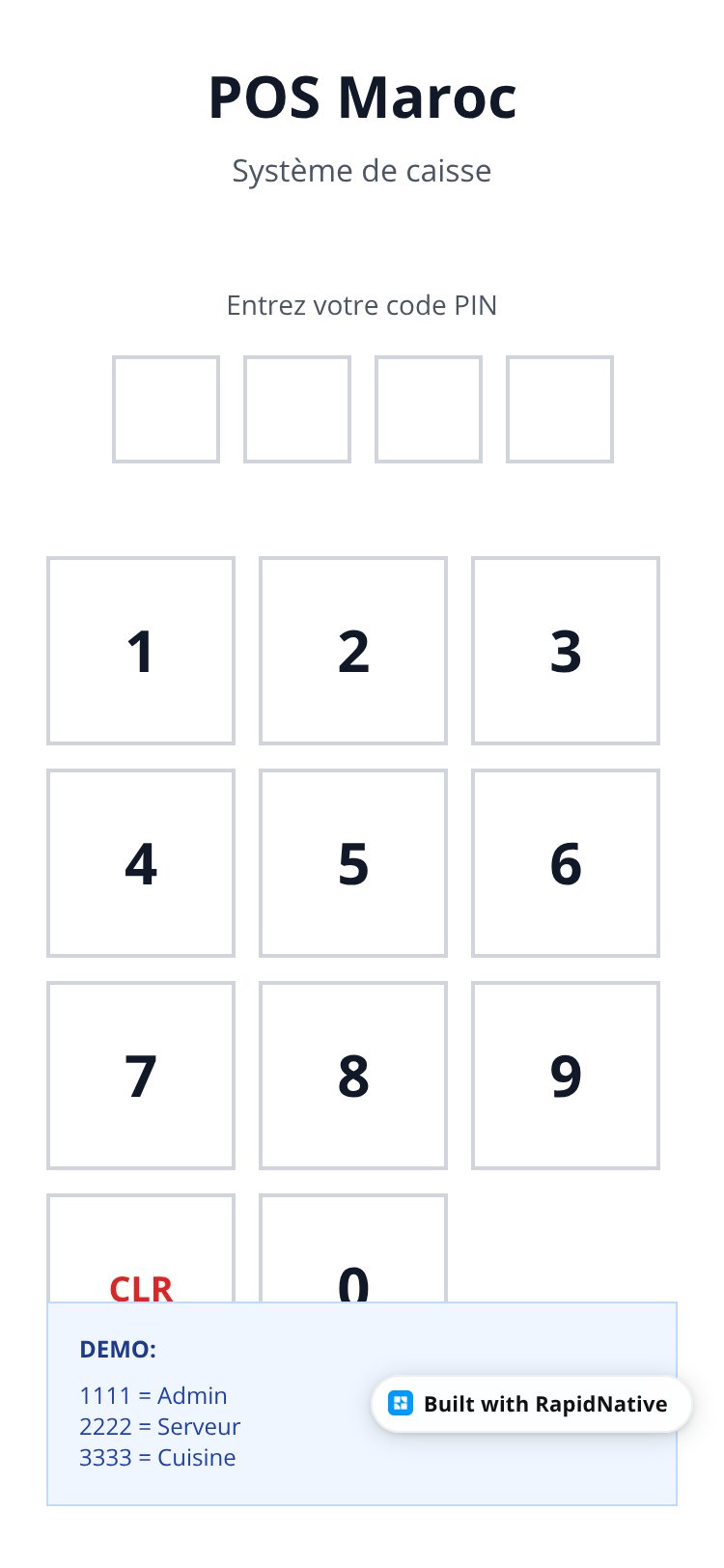 POS Maroc screen 1