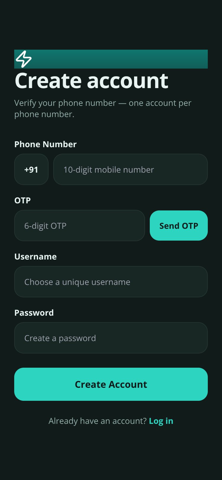 SocialBoost screen 1