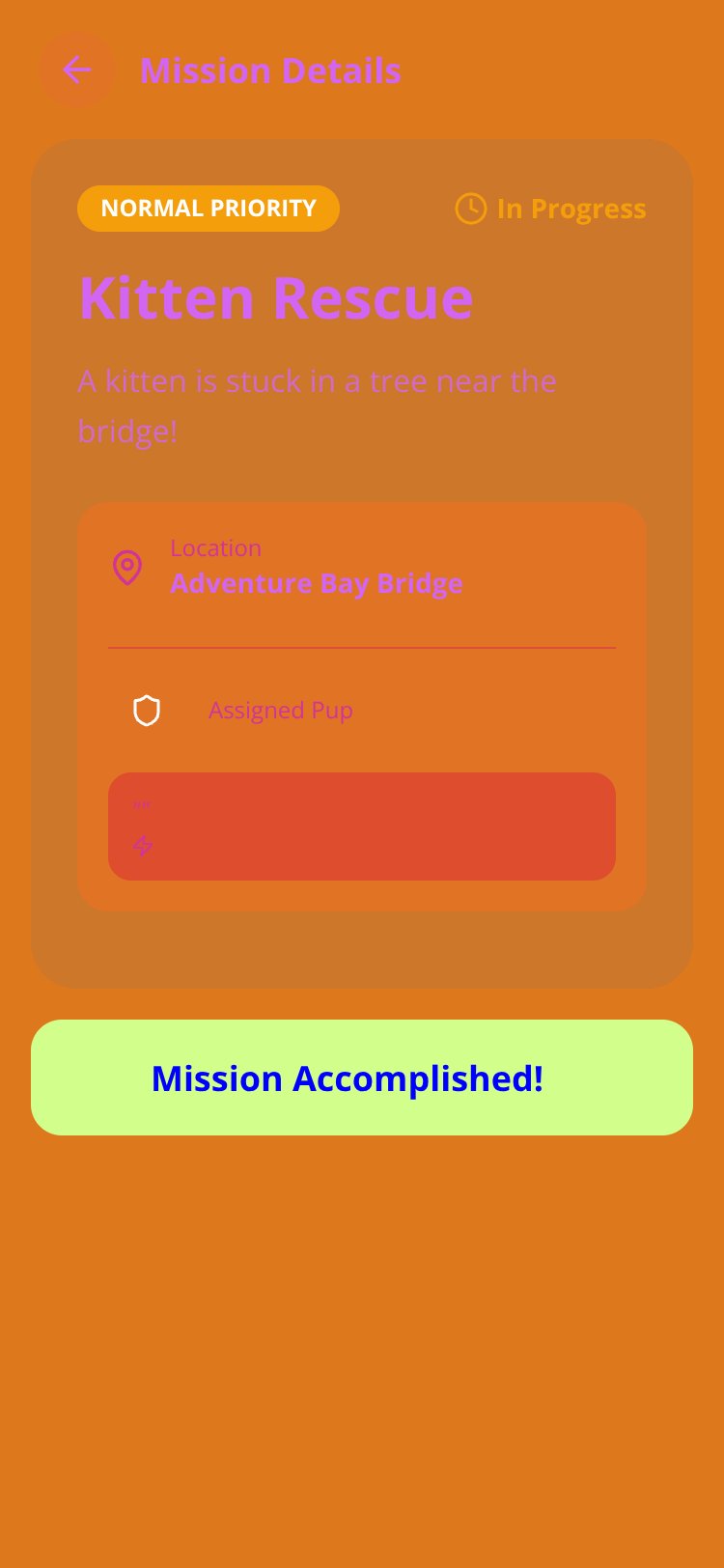 Paw Patrol screen 1