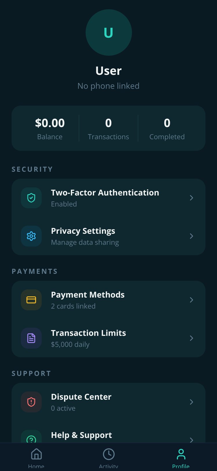 PaySafe screen 3