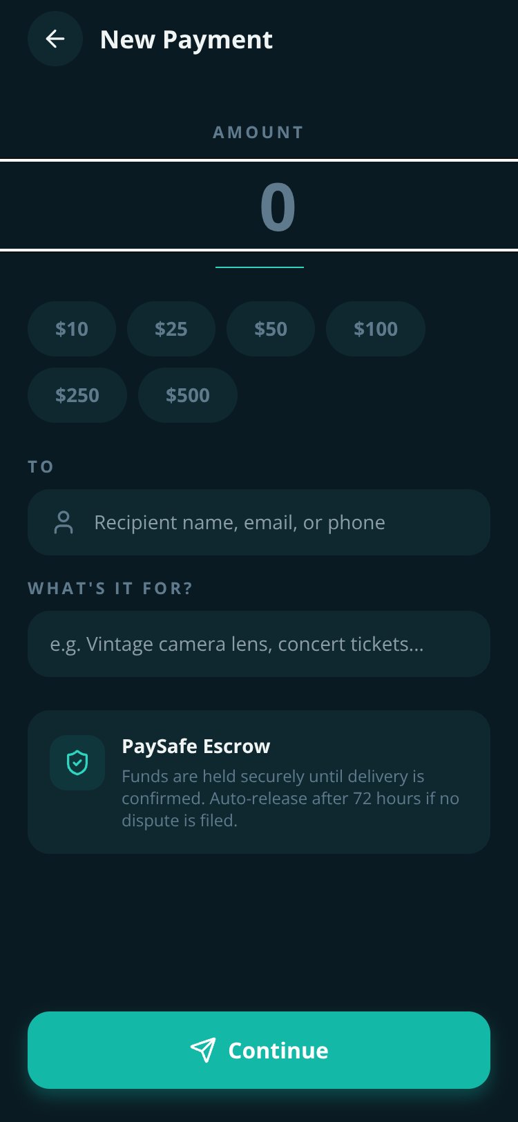 PaySafe screen 4