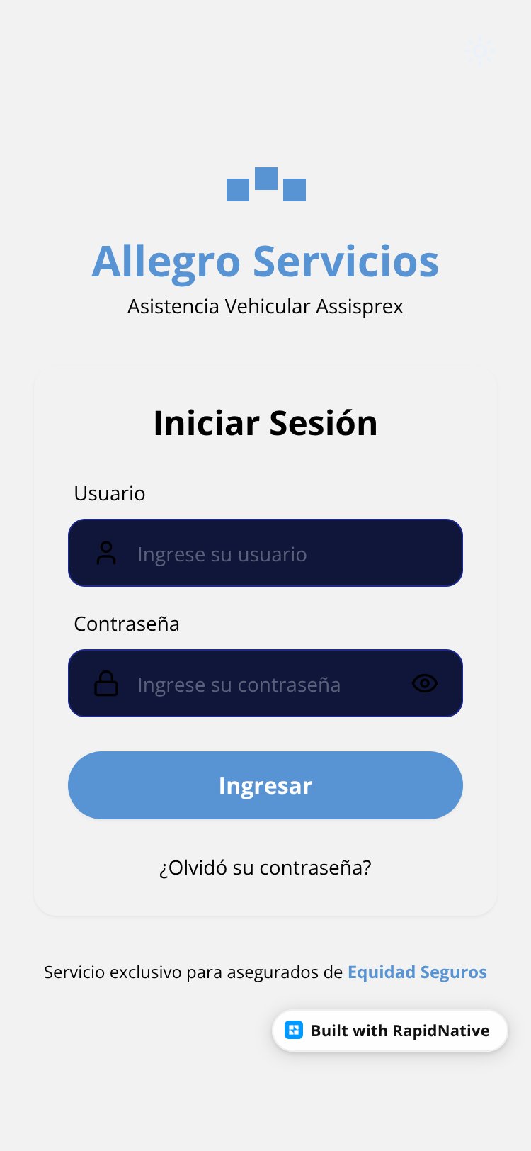 Allegro Servicios screen 2