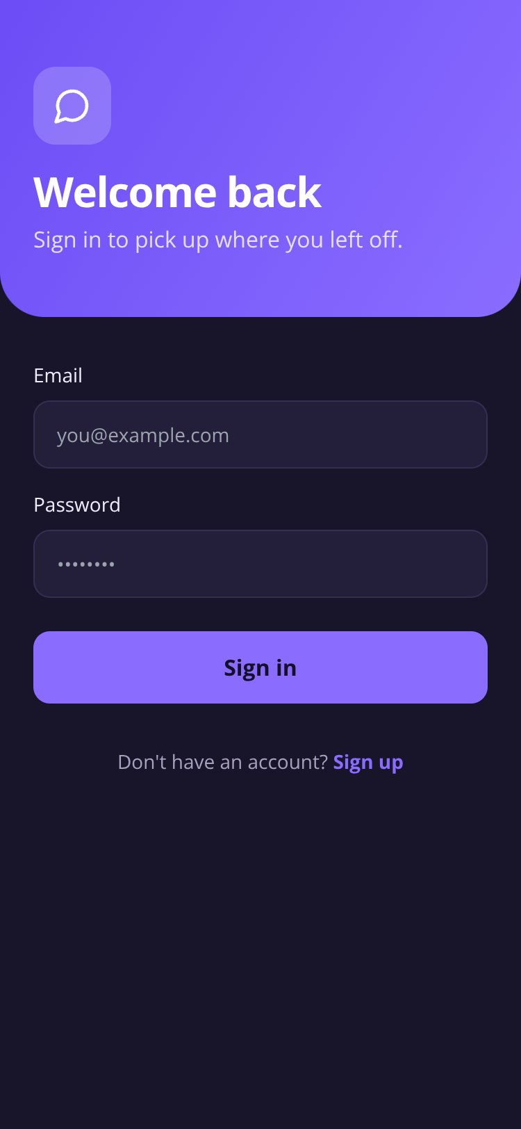 Imo Messenger screen 2
