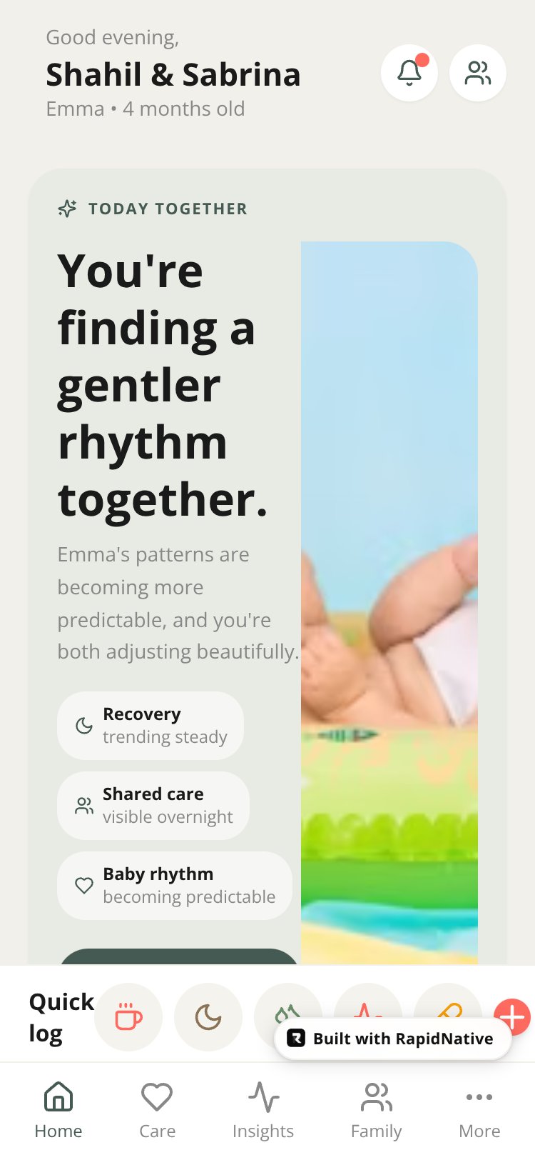 SimpleHome screen 1