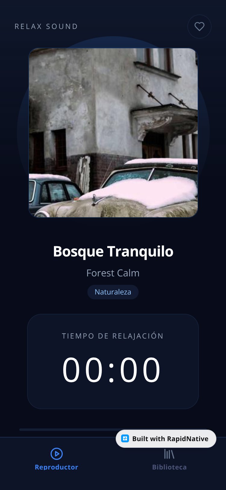 Relax Sound screen 1