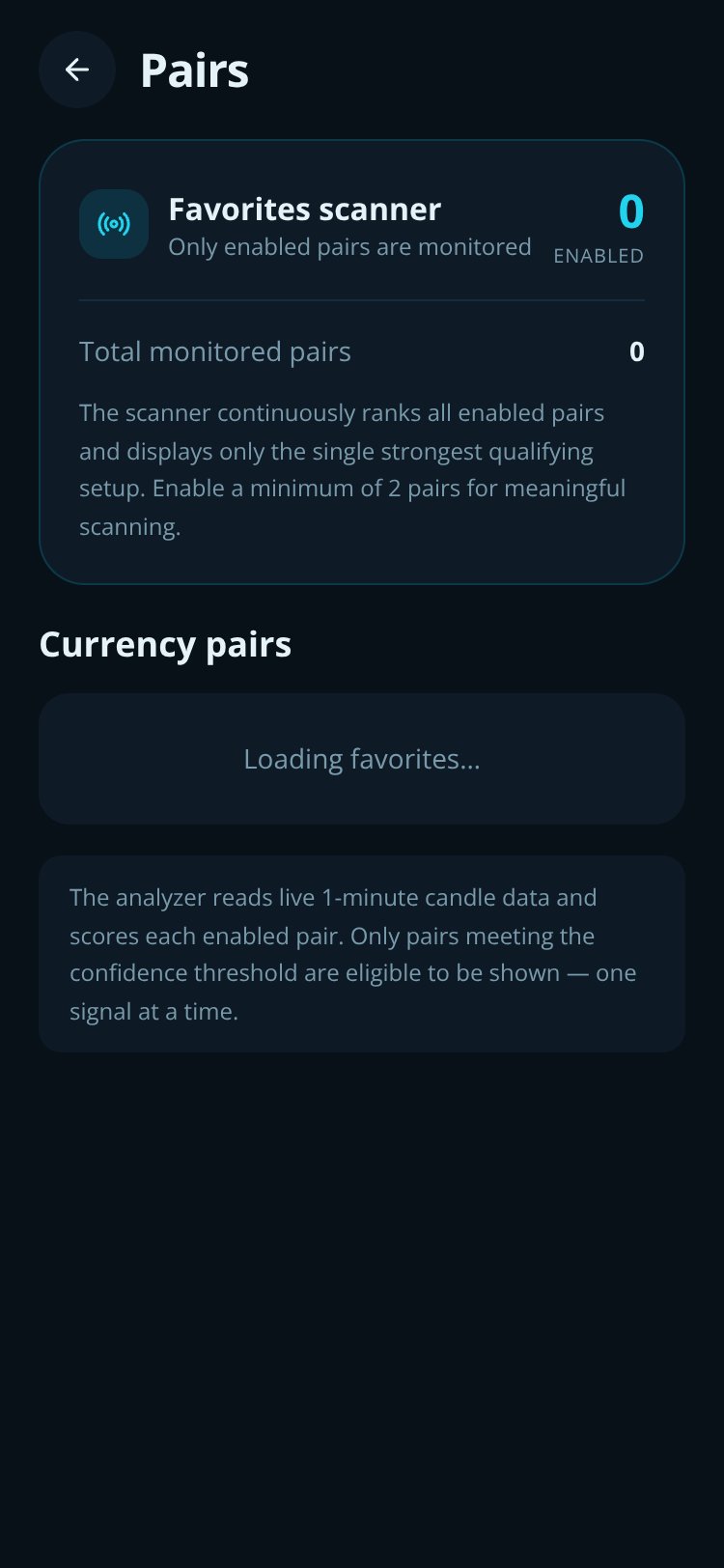 Quotex OTC Signal Pro Copy screen 2