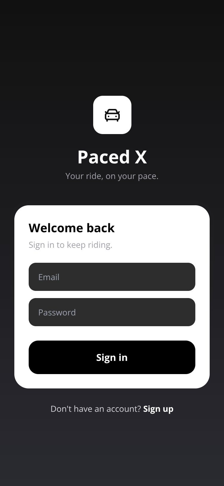 RapidNative App screen 1